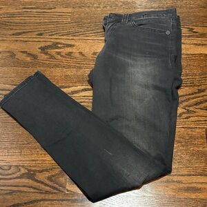 R13 Washed Black Skinny Jeans